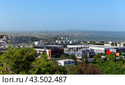 View of Beirut from the suburb of Jounieh in the early morning (2023 год). Стоковое фото, фотограф Евгений Ткачёв / Фотобанк Лори