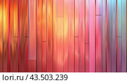The wooden surface looks lively with blurriness, displaying amber, purple, pink, and violet hues. Стоковое AI-изображение, AI-художник Юрий Поздников / Фотобанк Лори