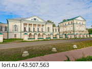 Здание "Дом Пьянковых" в Сольвычегорке Архангельской области (2022 год). Стоковое фото, фотограф Николай Гернет / Фотобанк Лори