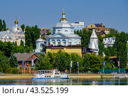Городской пейзаж. Алексеево-Акатов монастырь. Воронеж (2024 год). Редакционное фото, фотограф Владимир Шибаев / Фотобанк Лори