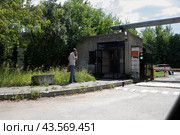 КПП №2. Купавенский госпиталь (2024 год). Редакционное фото, фотограф Дмитрий Неумоин / Фотобанк Лори