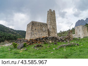Эгикхал. Село в Ингушетии. (2024 год). Стоковое фото, фотограф Константин Яковлев / Фотобанк Лори