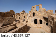 Old Berber settlement Ksar Beni Barka in Tunisia. Стоковое фото, фотограф Яков Филимонов / Фотобанк Лори
