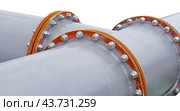 Фланец и труба. Flanges,pipe connection with flange. Стоковое фото, фотограф Татьяна Д / Фотобанк Лори