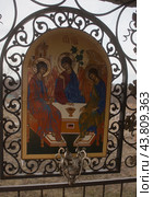 Икона в часовне  в храмовом комплексе Петра и Павла гор.Ессентуки (2024 год). Стоковое фото, фотограф Екатерина Малиева / Фотобанк Лори