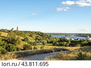 Живописный вид города Касимова на закате (2024 год). Стоковое фото, фотограф Инна Грязнова / Фотобанк Лори