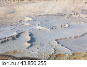 Travertines mountains of Pamukkale in Turkey. Стоковое фото, фотограф Яков Филимонов / Фотобанк Лори