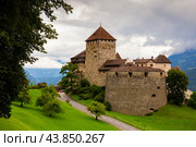 View of Vaduz castle, Liechtenstein. Стоковое фото, фотограф Яков Филимонов / Фотобанк Лори