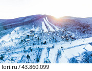 Центр отдыха Комета, вид сверху (2021 год). Редакционное фото, фотограф Павел Сапрыкин / Фотобанк Лори