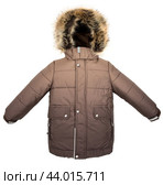 Warm jacket isolated. Стоковое фото, фотограф Андрей Армягов / Фотобанк Лори