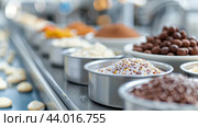 Fresh Vegetables Prepared in a Busy Kitchen During Daytime. Стоковое AI-изображение, AI-художник Юлия Гапеенко / Фотобанк Лори