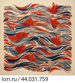 Illustration pattern, abstraction. Стоковое AI-изображение, AI-художник Алексей Сабадырь / Фотобанк Лори