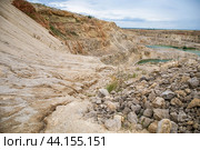 Падовский карьер в Самарской области, Август 2024. Padovsky quarry in Samara region, Russia. Стоковое фото, фотограф Андрей Аркуша / Фотобанк Лори