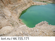 Падовский карьер в Самарской области, Август 2024. Padovsky quarry in Samara region, Russia. Стоковое фото, фотограф Андрей Аркуша / Фотобанк Лори