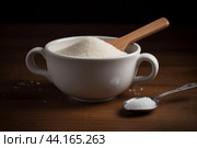 Gleaming Sugar bowl scoop. Generate Ai. Стоковое AI-изображение, AI-художник Иван Рябоконь / Фотобанк Лори