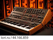 Resonant Synth volume music analog. Generate Ai. Стоковое AI-изображение, AI-художник Иван Рябоконь / Фотобанк Лори