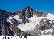 Highlands landscape, view of glaciers on mountain peaks. Стоковое фото, фотограф Евгений Харитонов / Фотобанк Лори