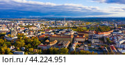 Aerial view of Olomouc, Czech Republic. Стоковое фото, фотограф Яков Филимонов / Фотобанк Лори