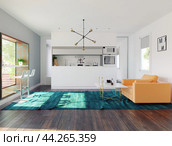 modern home kitchen. Стоковое фото, фотограф Виктор Застольский / Фотобанк Лори