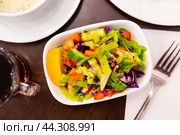 Light delicious and healthy vegetable salad Choban. Стоковое фото, фотограф Яков Филимонов / Фотобанк Лори