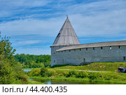 Старая Ладога (Волховский район, Ленинградская область) - древний русских город на реке Волхов (2024 год). Редакционное фото, фотограф Анна Клочко / Фотобанк Лори