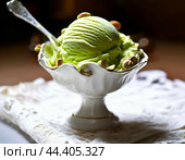 Ice cream for those with a sweet tooth. Dessert. Стоковое AI-изображение, AI-художник Сергей Елизарьев / Фотобанк Лори
