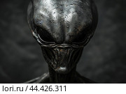 Unfamiliar Alien head portrait. Generate Ai. Стоковое AI-изображение, AI-художник Иван Рябоконь / Фотобанк Лори