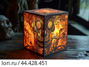 Unobtrusive Safe box in room lights. Generate Ai. Стоковое AI-изображение, AI-художник Иван Рябоконь / Фотобанк Лори
