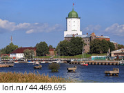 Выборгский замок. Ленинградская область, Россия (2024 год). Редакционное фото, фотограф Роман Рожков / Фотобанк Лори