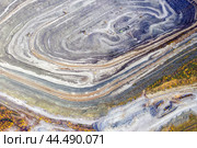 Opencast mining of iron ore. Environmental pollution problems. Стоковое фото, фотограф Евгений Ткачёв / Фотобанк Лори