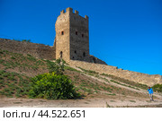 Genoese fortress in Feodosia (2022 год). Стоковое фото, фотограф Анна Кривицкая / Фотобанк Лори