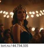 Babylon the Great, Whore of Babylon, refers to both a symbolic female figure and a place of evil as mentioned in the Book of Revelation of the New Testament. Babyloniacus fornicaria. AI generated. Стоковое AI-изображение, AI-художник Юлия Петровская / Фотобанк Лори