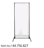 Roll up banner mockup on transparent background. Стоковое AI-изображение, AI-художник Иван Рябоконь / Фотобанк Лори