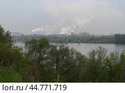 Коксохимический завод в Кемерово (2024 год). Стоковое фото, фотограф Иван Дуплик / Фотобанк Лори