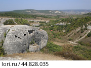 Пещерные города Крыма. Эски-Кермен (2024 год). Стоковое фото, фотограф Яна Королёва / Фотобанк Лори