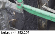 Asphalt laying, road mixture, road equipment, bitumen укладка асфальта, смесь для дороги, дорожная техника, битум. Стоковое видео, видеограф Опока Алексей / Фотобанк Лори