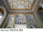 Interior of Sitorai Mokhi-Khosa in Bukhara (2022 год). Стоковое фото, фотограф Юлия Белоусова / Фотобанк Лори