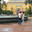 Heavy rain in Alexander Garden in center of St. Petersburg, at walls of Admiralty. Russia (2024 год). Редакционное фото, фотограф Валерия Попова / Фотобанк Лори