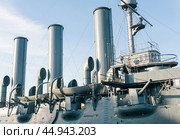 Board of an ancient steam warship, vintage naval background (2024 год). Стоковое фото, фотограф Евгений Харитонов / Фотобанк Лори