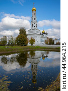 Колокольня Троицкой церкви, Завидово. Тверская область, Россия (2021 год). Стоковое фото, фотограф Анна Карасева / Фотобанк Лори