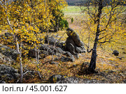 Древние горы Хакасии. Каменный парк. (Ширинские Столбы) (2019 год). Редакционное фото, фотограф Александр Галинский / Фотобанк Лори
