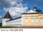 У стен старинного Высоцкого мужского монастыря. Серпухов, Московская область (2024 год). Стоковое фото, фотограф Анна Карасева / Фотобанк Лори