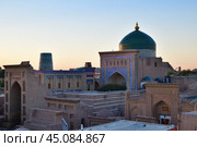 Old city Khiva, Mausoleum of Pahlavon Mahmoud. Uzbekistan. Стоковое фото, фотограф Знаменский Олег / Фотобанк Лори