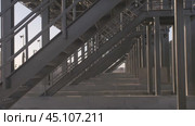 Architecture, lines, beautiful, bridge, beams архитектура, линии, красиво, мост, балки. Стоковое видео, видеограф Опока Алексей / Фотобанк Лори