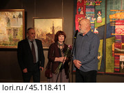 Открытие выставки художников Виктора и Марины Орловых в академии Андрияки. Редакционное фото, фотограф Дмитрий Неумоин / Фотобанк Лори
