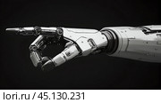 Роботизированная рука, выполненная в футуристическом стиле. Стоковое AI-изображение, AI-художник Алексей Выдрин / Фотобанк Лори
