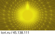 Plexus tunnel journeying towards a radiant light. Стоковое видео, видеограф Данил Руденко / Фотобанк Лори