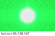 Green plexus tunnel approaching bright light. Стоковое видео, видеограф Данил Руденко / Фотобанк Лори