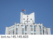 Building of the Belarusian watch factory Luch (2024 год). Редакционное фото, фотограф Vadzim Yakubovich / Фотобанк Лори