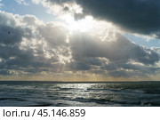 Photography of stormy Baltic sea. Стоковое фото, фотограф YuryKara / Фотобанк Лори